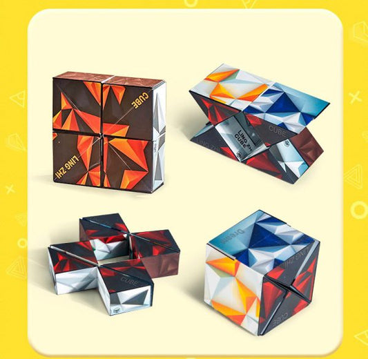 3D Geometric Magic Cube – Stress-Relief & Brain-Boost Puzzle Game